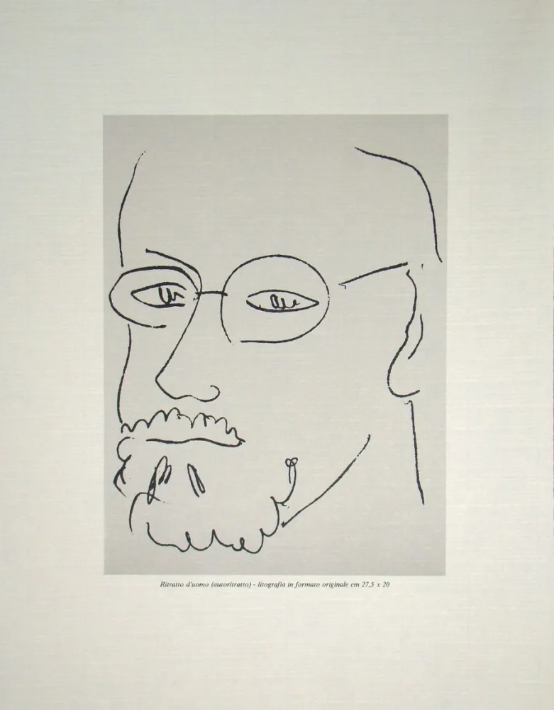 Litografía Matisse - Autoportrait