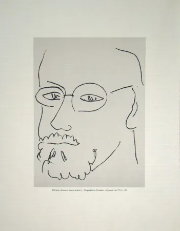 Litografía Matisse - Autoportrait