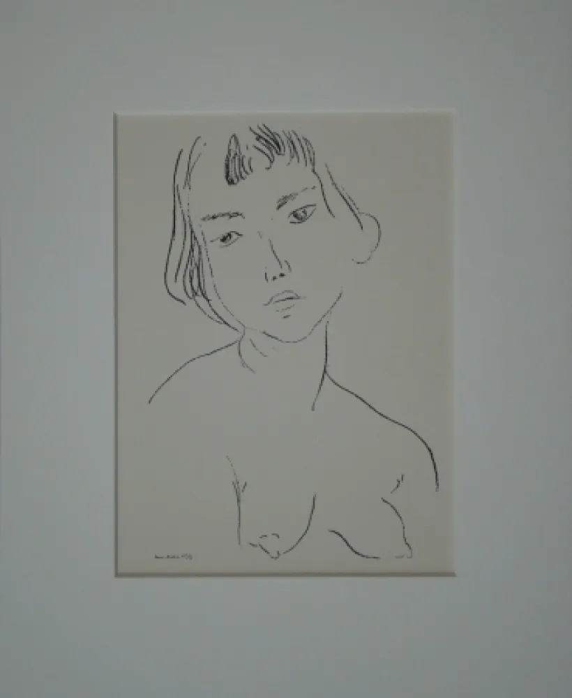 Litografía Matisse - Buste d'une femme