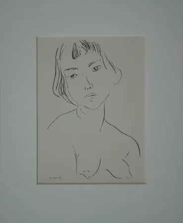Litografía Matisse - Buste d'une femme
