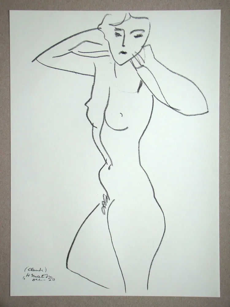 Litografía Matisse - Claude