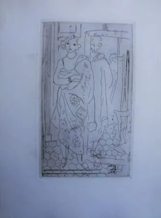 Grabado Matisse - D116 Le Reflect Dans La Glace