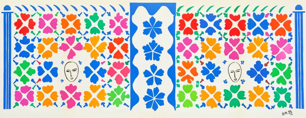 Litografía Matisse - Décoration - Masques