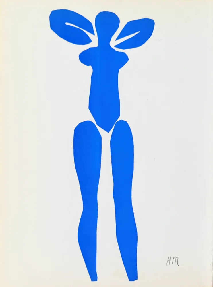 Litografía Matisse - Femme Bleue
