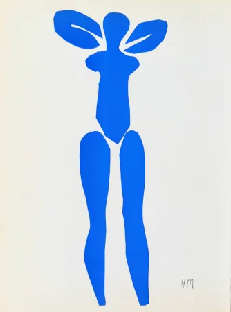 Litografía Matisse - Femme Bleue