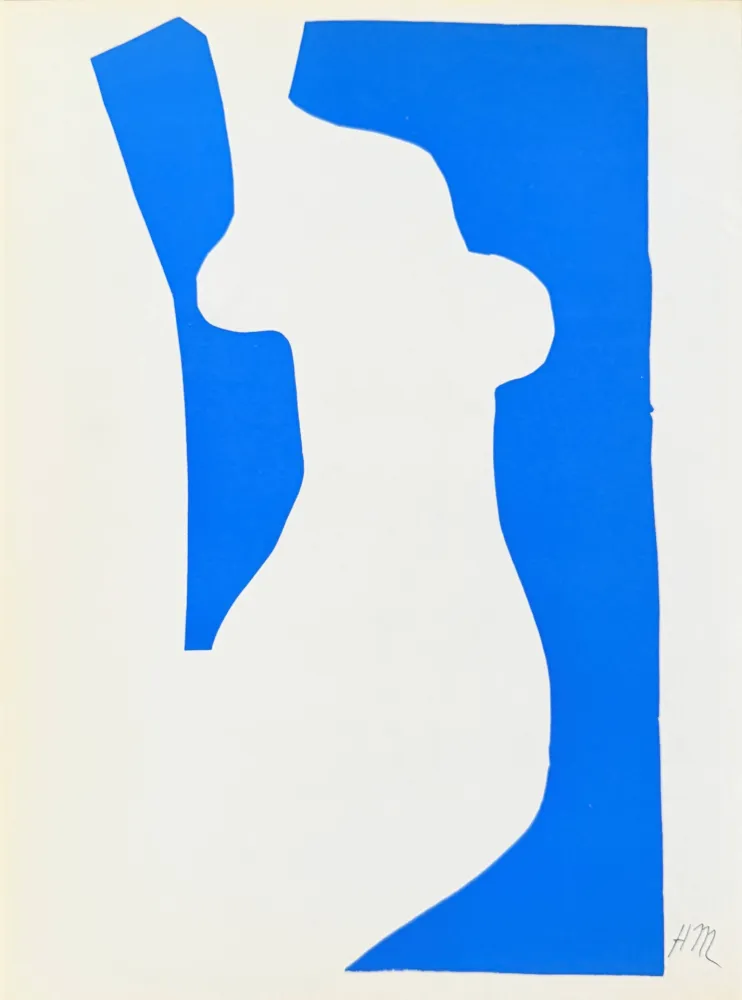 Litografía Matisse - Femme Bleue