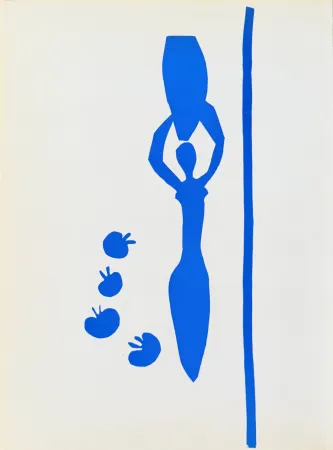 Litografía Matisse - Femme Bleue