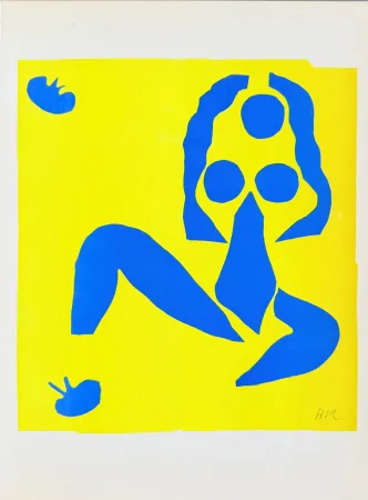 Litografía Matisse - Femme Bleue