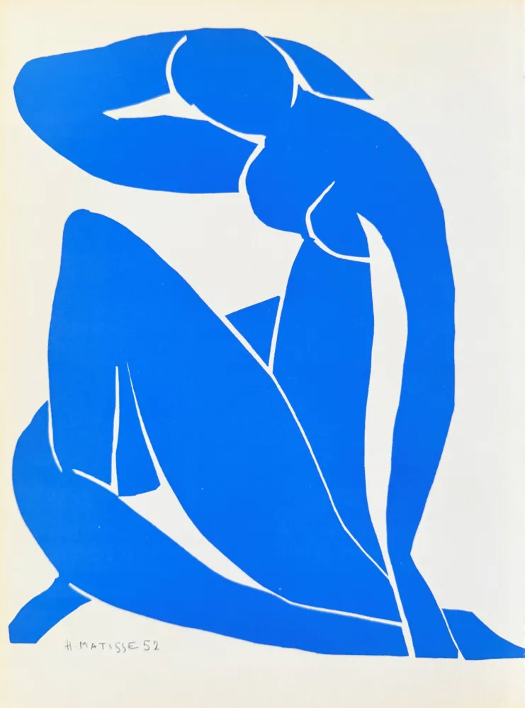 Litografía Matisse - Femme Bleue