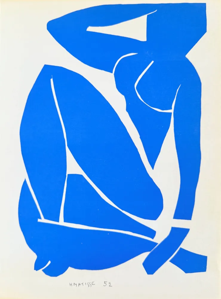 Litografía Matisse - Femme Bleue
