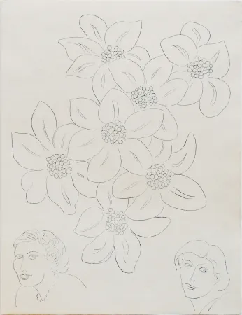Aguafuerte Matisse - Fleurs