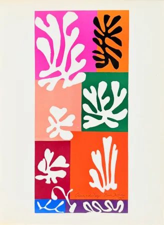 Litografía Matisse - Fleurs de Neige