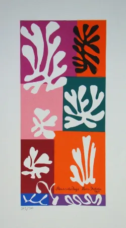 Serigrafía Matisse - Fleurs de Neige, 1951