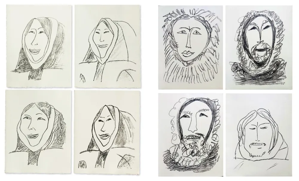 Libro Ilustrado Matisse - G. Duthuit : UNE FÊTE EN CIMMÉRIE (31 lithographies) Tériade 1963