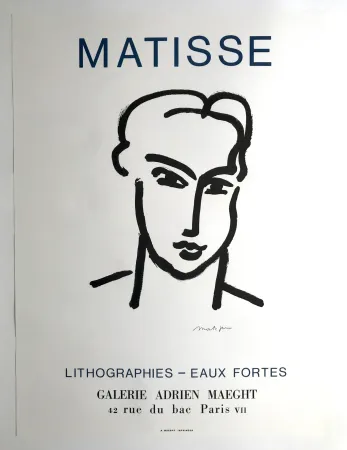Cartel Matisse - Galerie Adrien Maeght
