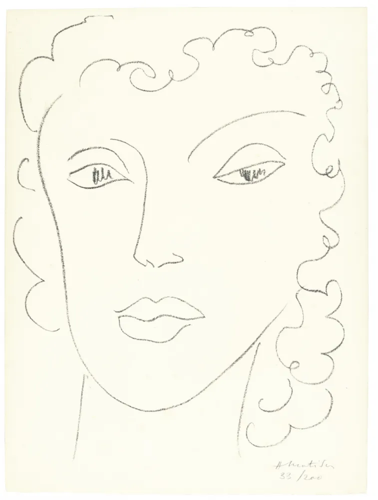 Litografía Matisse - Haitïenne