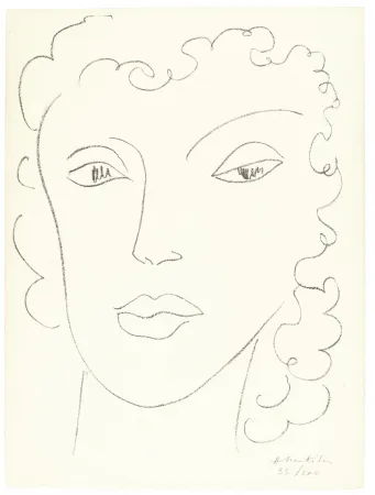Litografía Matisse - Haitïenne