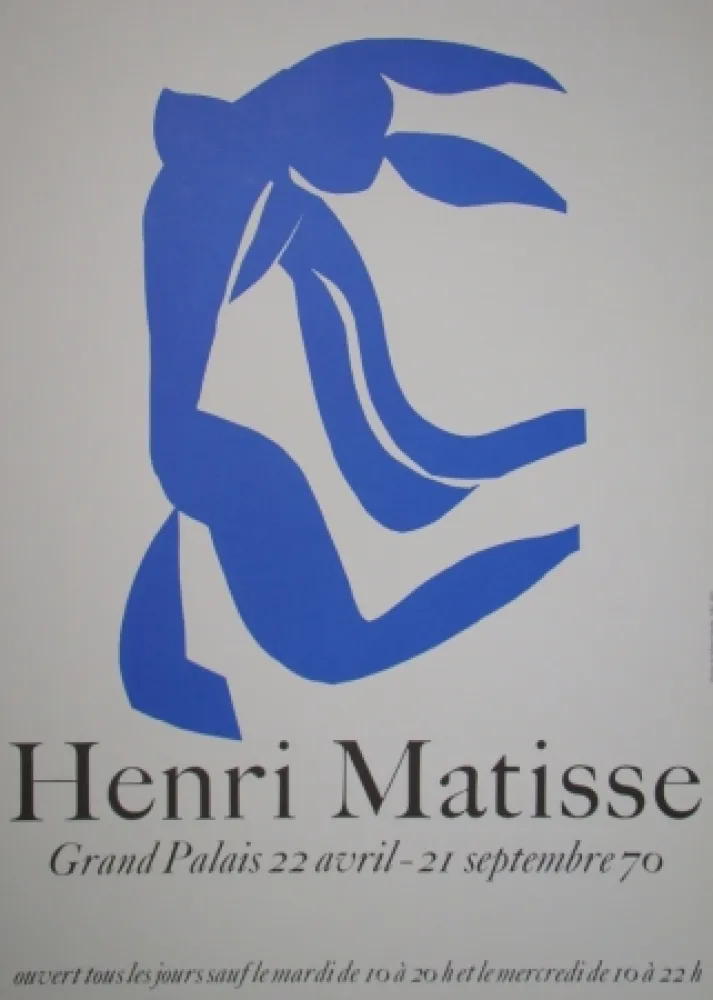 Cartel Matisse - La Chevelure - Grand Palais