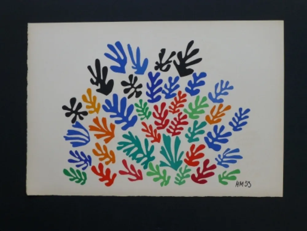Litografía Matisse - La gerbe, 1953