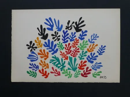 Litografía Matisse - La gerbe, 1953