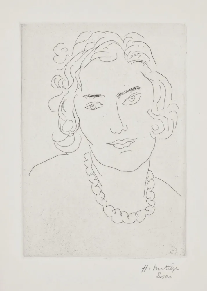Grabado Matisse - Le Grand Collier 