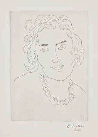 Grabado Matisse - Le Grand Collier 