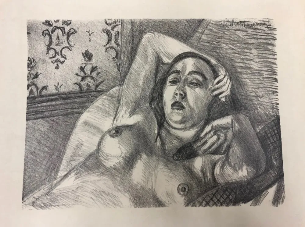 Litografía Matisse - Le repos du modele