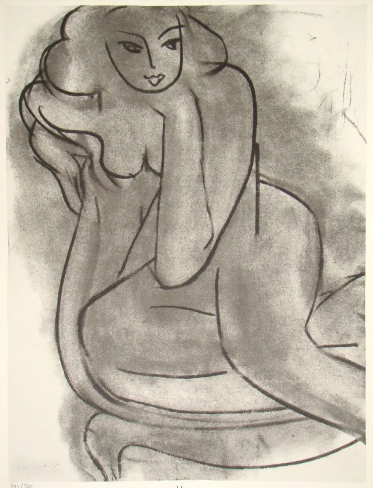 Offset Matisse - Nu sur une chaise