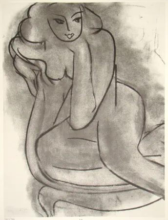 Offset Matisse - Nu sur une chaise