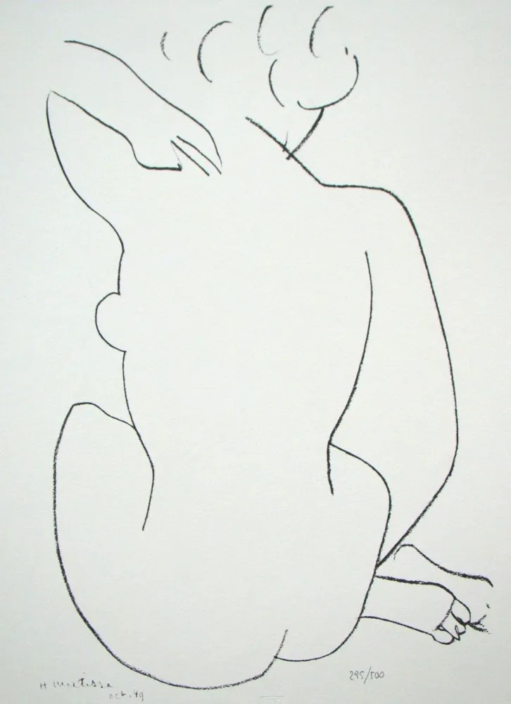 Litografía Matisse - Nue de dos