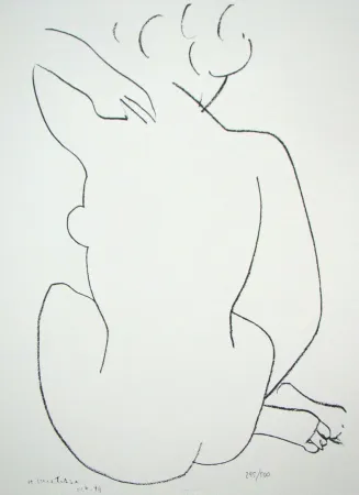 Litografía Matisse - Nue de dos