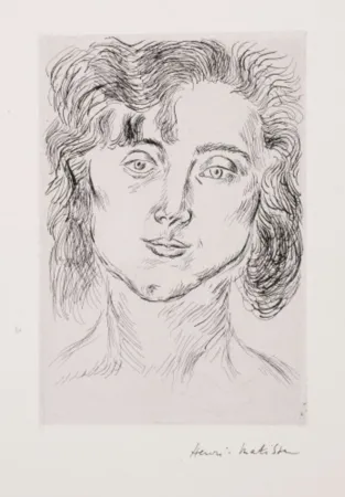 Grabado Matisse - One plate, from Cinquante Dessins (Duthuit Books 2)