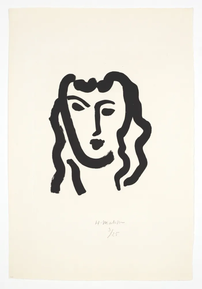 Aguatinta Matisse - Patitcha. Masque