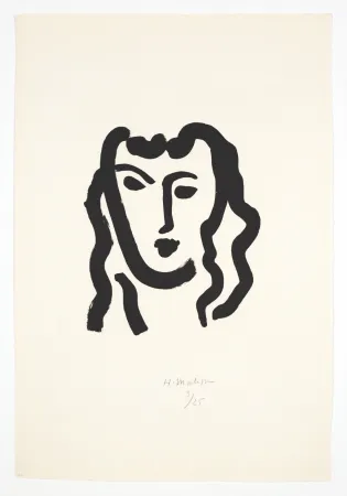 Aguatinta Matisse - Patitcha. Masque