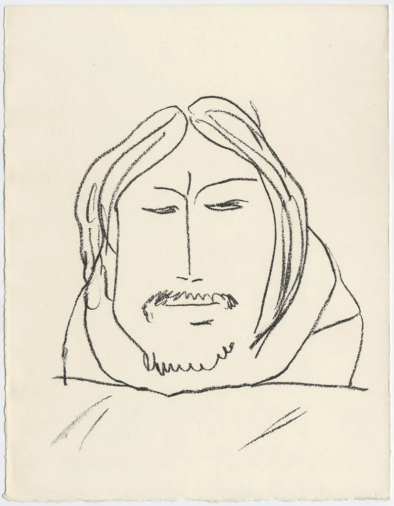 Litografía Matisse - Portrait d'homme esquimau n° 6. 1947 (Pour Une Fête en Cimmérie)
