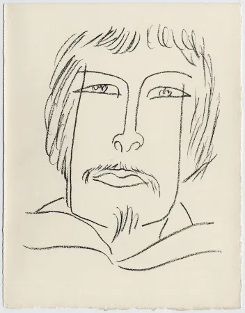 Litografía Matisse - Portrait d'homme esquimau n° 7. 1947 (Pour Une Fête en Cimmérie)