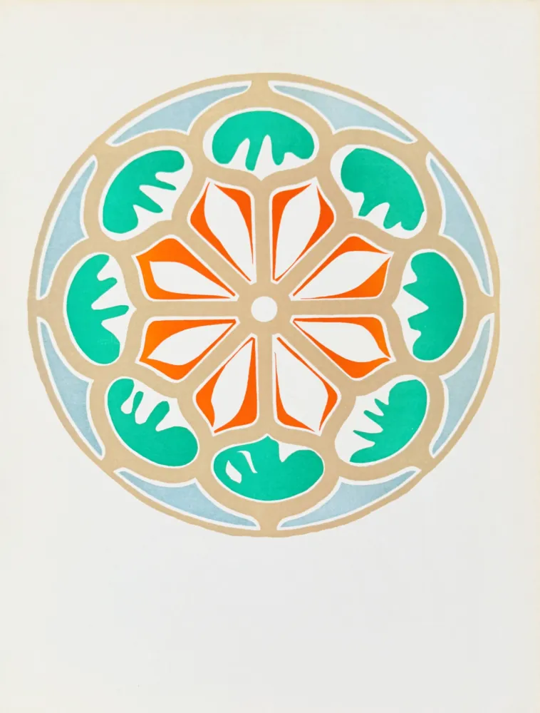 Litografía Matisse - Rosace