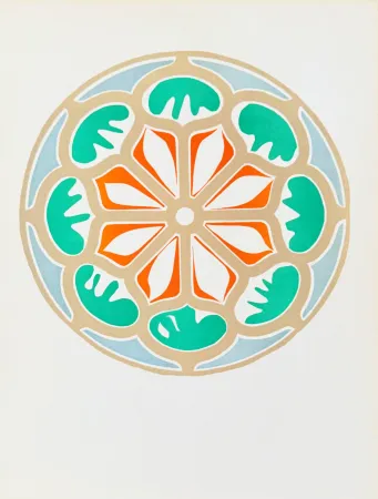 Litografía Matisse - Rosace