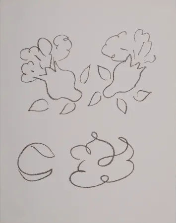 Litografía Matisse - Sketch for la religieuse portugaise, 1972