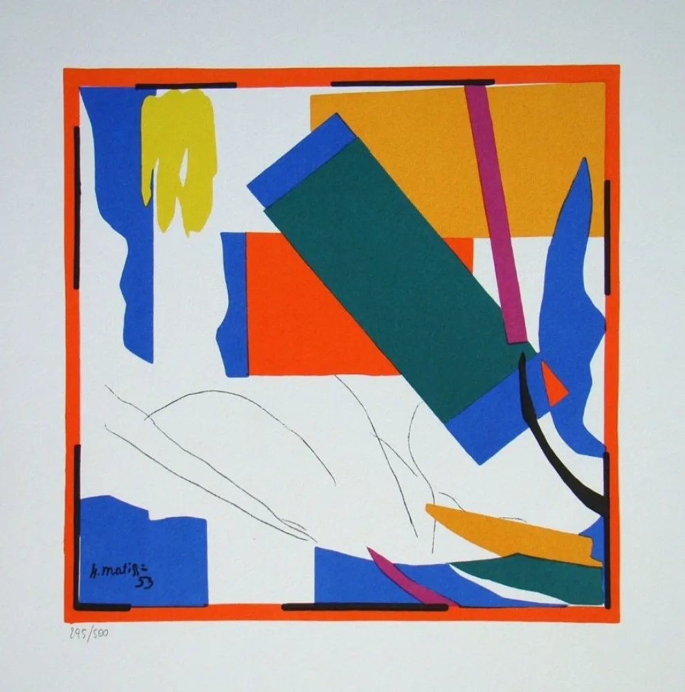 Serigrafía Matisse - Souvenir d'Océanie, 1953