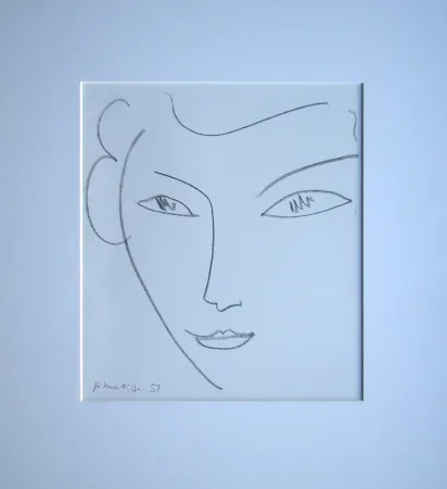 Litografía Matisse - Visage