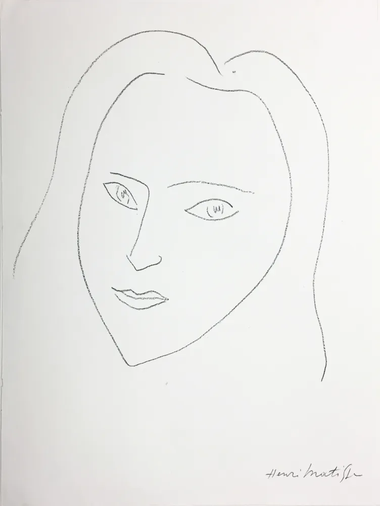 Litografía Matisse - VISAGE (1943)
