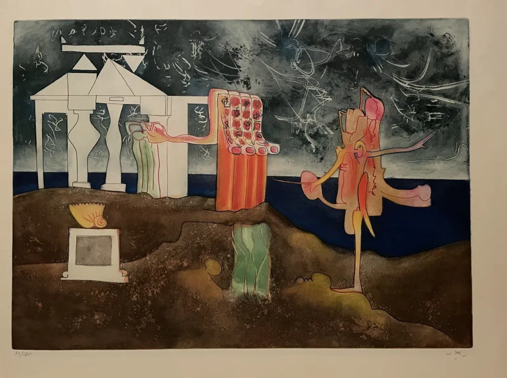 Aguafuerte Y Aguatinta Matta - 12 PM from L 'Arc obscur des heures