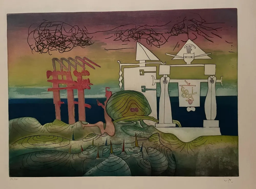 Aguafuerte Y Aguatinta Matta - 8 PM from L'Arc obscur des heures