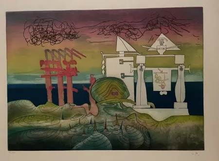 Aguafuerte Y Aguatinta Matta - 8 PM from L'Arc obscur des heures