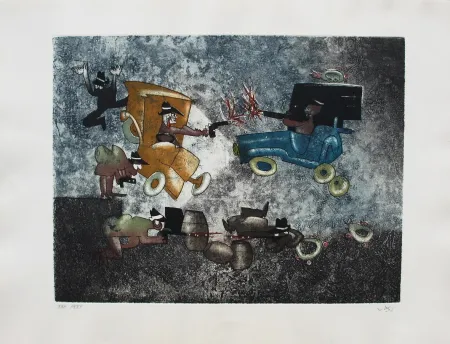 Aguafuerte Y Aguatinta Matta - Al Capone