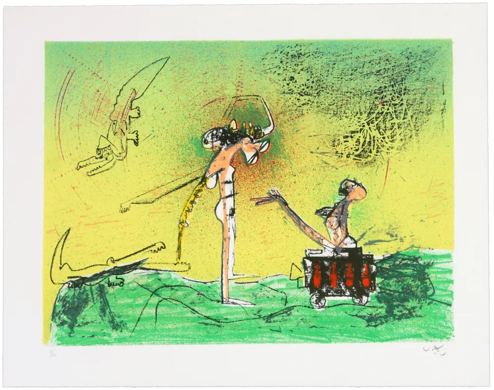 Litografía Matta - All Cosmicstrippers II