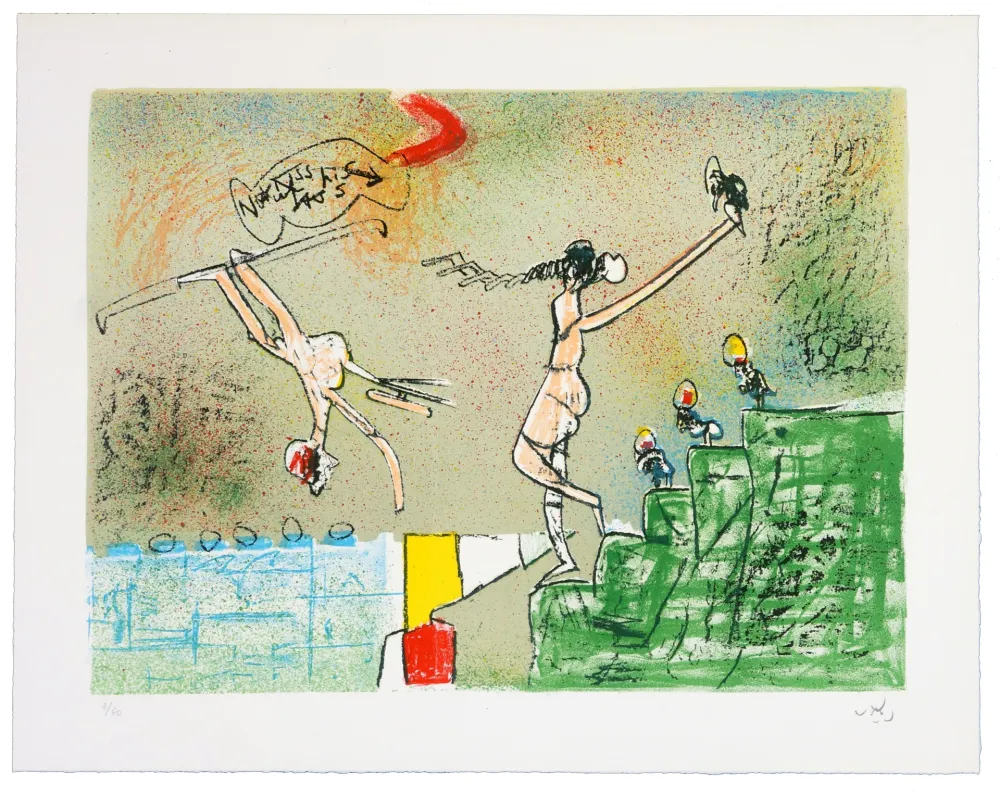 Litografía Matta - All Cosmicstrippers IX