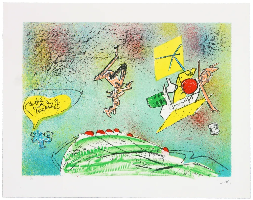 Litografía Matta - All Cosmicstrippers VIII