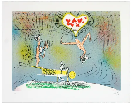 Litografía Matta - All Cosmicstrippers XI